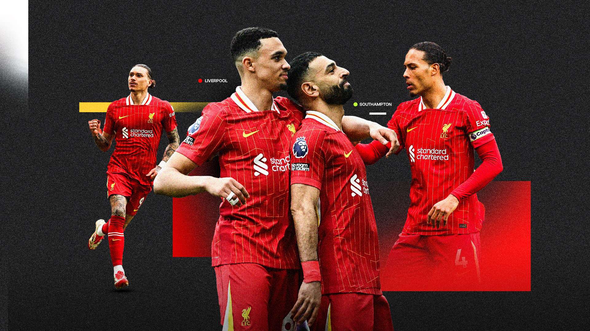 英超第30輪利物浦4-0曼聯 紅軍三叉戟全部進球.